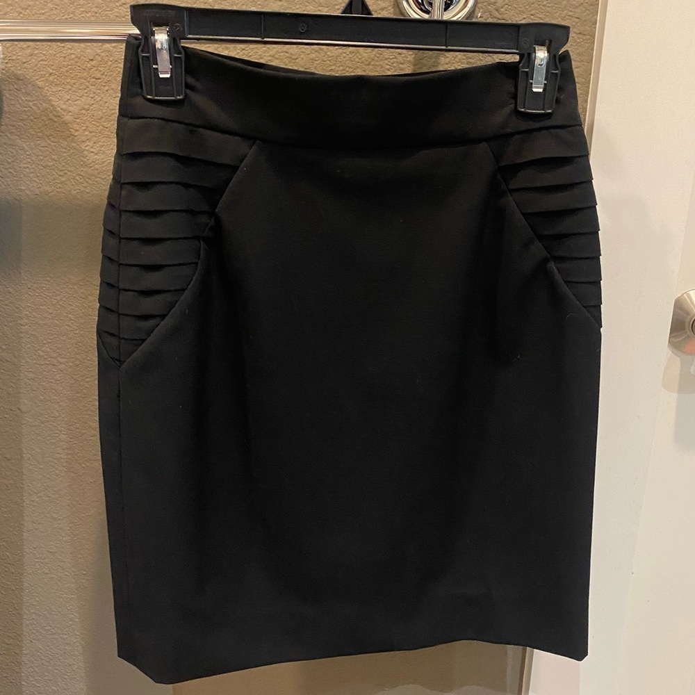 Black pencil skirt